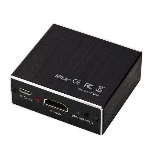 Universal - Extracteur audio compatible HDMI Convertisseur d &'extracteur stéréo Adaptateur de distributeur audio compatible HDMI Universal  - Hifi