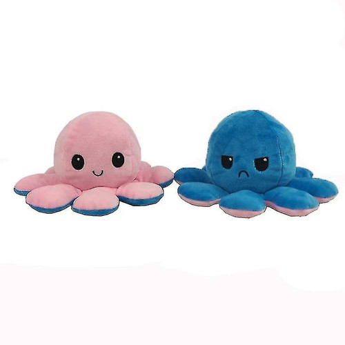 Universal - Flip octopus réversible peluche en peluche typink / bleu Universal  - Bonnes affaires Peluches