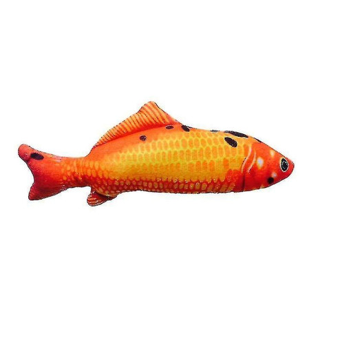 Doudous Forme de poisson drôle Soft Bice - Simulation Farcie Interactive Toy (Bourgogne - 20 cm)