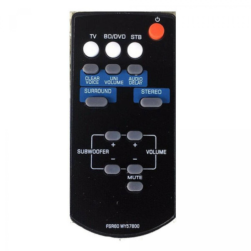 Universal - FSR60 WY57800 pour télécommande Yamaha Sound Bar WY57800 YAS101 YAS101BL - XGF