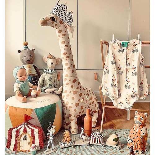 Doudous Girafe en peluche géante poupée molle cadeau enfant peluche animal (67 cm)