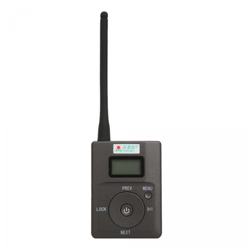 Radio Universal Hanrongda HDR 831 Portable Stéréo Digital FM Transmitter Mini FM Radio Broadcast Microphone Audio Transmitter TF Card Slot