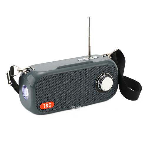 Universal - Haut-parleur Bluetooth portable Colonne de basse sans fil Radio FM Radio Outdoor Haut-parleurs Prise en charge des haut-parleurs du subwoofer AUX TF | Haut-parleurs portables (gris) Universal  - Enceinte Multimédia