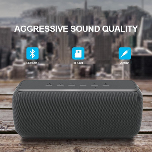 Universal - Haut-parleur Bluetooth portable noir haute puissance étanche DSP colonne de basse centre de musique extérieure TWS subwoofer support TF | haut-parleur portable(Le noir) Universal  - Hauts-parleurs