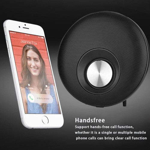 Universal Haut-parleur Bluetooth Portable Puissant Colonne Haut-parleur Smart Woofer Récepteur stéréo sans fil Google Mini Premier Page | Haut-parleur Portable (Noir)