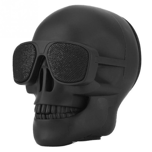 Universal - Haut-parleur Bluetooth sans fil du crâne de crâne de crâne Portable Mini carte son stéréo | haut-parleurs portables (noir) Universal  - Hauts-parleurs