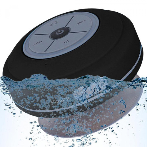 Universal - Haut-parleur de douche BLUETOOTH Bluetooth (noir) Résistant à l'eau Radio Radio TF FM - Enceinte PC Etanche