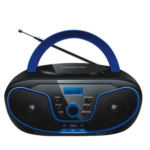 Universal - Haut-parleurs Mini lecteur CD portable haut-parleur Bluetooth MP3 USB FM radio casque sans fil haut-parleur stéréo auxiliaire | Haut-Parleur portable (noir) Universal  - Mini lecteur cd