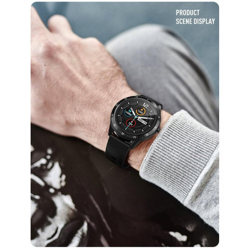 Universal Hommes Femmes Affaires Sport Mode Smartwatch Suivi du rythme cardiaque Télécommande Télécommande Musique Surveillance du sommeil Smartwatch | Smartwatch (Noir)