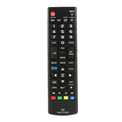 Telecommande Universelle Universal Huhua 433MHz Universal Smart TV Remote Command Remplacement TV Remote Command LG AKB73715601 LCD LED Smart TV |