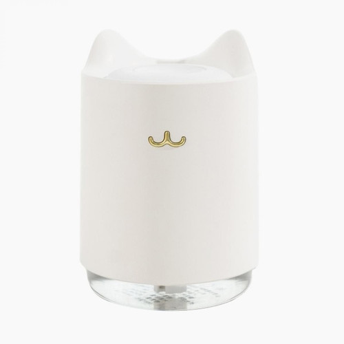 Universal - Humidificateur d'air à ultrasons 320ml Mini Cat USB Diffuseur d'arômes avec purificateur d'air de voiture d'hydratation lumineuse de nuit romantique | Humidificateur (blanc) Universal  - Humidificateur