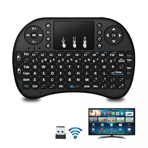 Universal - I8 Air Mouse 2,4 GHz Mini Clavier Wireless Touch Pad Télécommande sans rétroéclairage X96 Mini H96Max TV Box PC Gamepad Universal  - Mini box tv