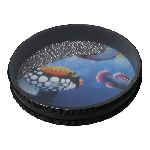 Universal - Instrument de percussion à tambour océan à perles de vague avec poisson patton 10 pouces Universal  - Jeux & Jouets