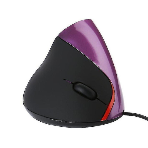 Universal - Interface USB de souris verticale optique Bureau de la souris câblée, violet Universal  - Souris