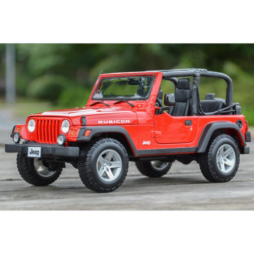 Universal - Jeep, statique, moulée sous pression, modèle de voiture, jouets,(Rouge) Universal  - Maquettes & modélisme