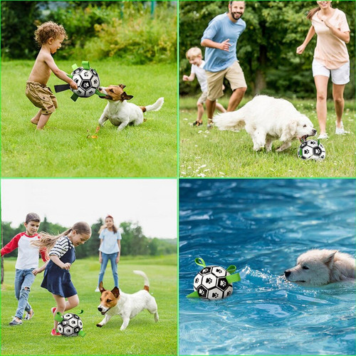 Universal Jouet de football interactif pour chiot mordant boule TPU jouet pour animaux de compagnie pour chiot accessoires d'entraînement de chien extérieur | Jouets pour chiens