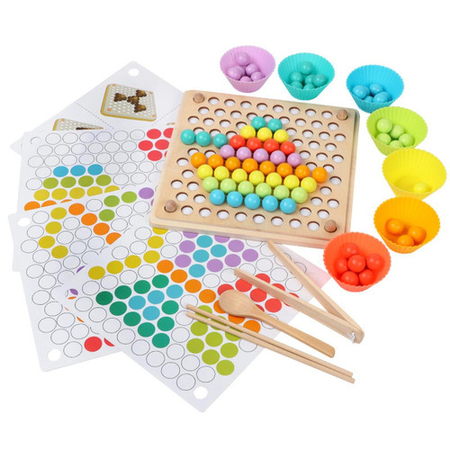 Universal - Jouet en bois, entrainement du cerveau, perles, puzzle board, jeux de maths, jouets éducatifs précoces pour bébés. Universal  - Puzzles