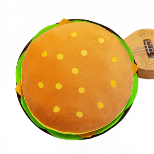 Universal - Jouet en peluche burger créatif rembourré en peluche coussin coussin mignon hamburger coussin garçon fille cadeau d'anniversaire cm | oreiller de luxe (30cm) - Hamburger
