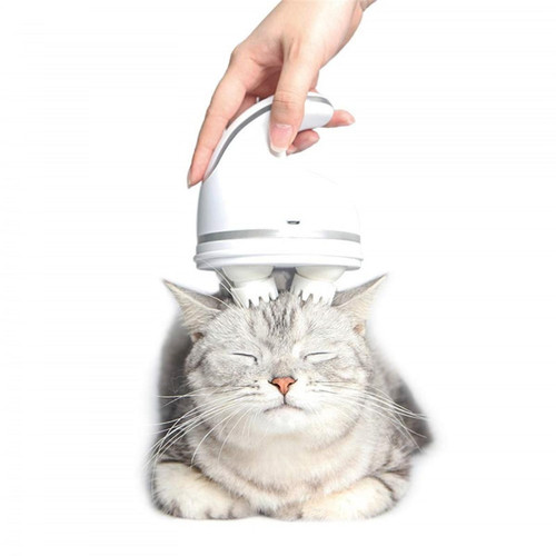 Universal - Jouets électriques pour chats Masseur de têtes pour animaux de compagnie Brosse de massage à main pour chats Outil de cardage automatique Pétrissage des tissus profonds Relâchement de la pression Universal  - Jouet pour chien