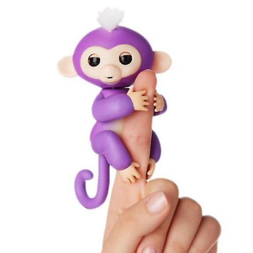 Universal - Jouets pour enfants, singes à doigts, animaux de compagnie pour bébés interactifs (violets) Universal - Universal