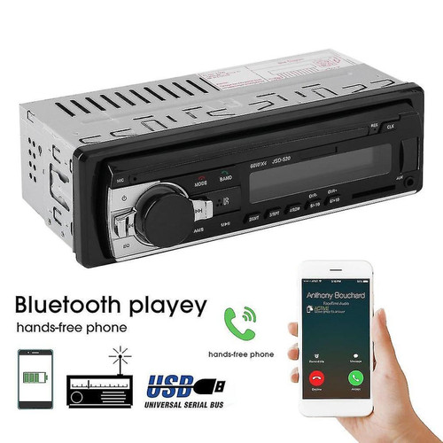 Universal - JSD-520 Agradio Music Player Bluetooth Téléphone MP3 Remote Contrôle 12V Car Universal  - Radio, lecteur CD/MP3 enfant