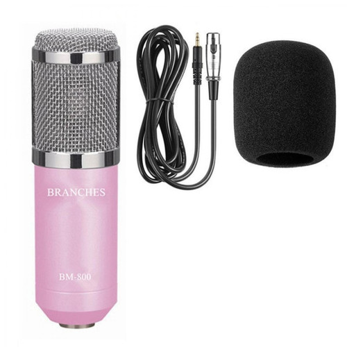 Universal - Kit microphone pour condenseur professionnel BM 800: ordinateur + microphone + porte-impact + capuchon en mousse + câble comme microphone pour BM 800 BM800 | Universal  - Microphone