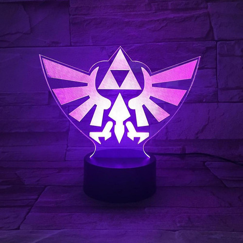 Universal - La légende de Zelda 3D LED lumineuse lampe de chambre pour enfants(Coloré) Universal  - Lampes à poser