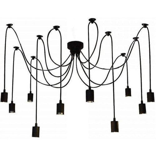 Universal Lampe 10 lampes araignée plafond lustre pendentif phare rétro multi-lampes antique Edison abat-jour