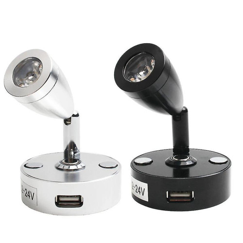 Universal - Lampe à cheminement LED LED LED de lecture DC12V (argent) Universal  - Appliques