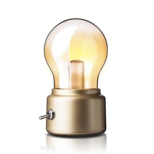 Universal - Lampe ampoule LED lumineuse USB 5V chargeable or(Or) Universal  - Lampe à lave Luminaires