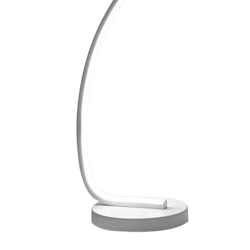 Universal Lampe de bureau de conception à courbe spirale nordique Applique murale à LED en métal acrylique Lampe de bureau à LED pour la décoration de la maison moderne |(blanche)