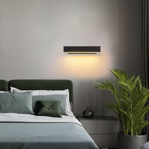 Universal - Lampe de chevet à LED, 85-265 (V) LED 7W simple chambre à coucher couloir applique de chevet pivotant, noir Universal  - Appliques