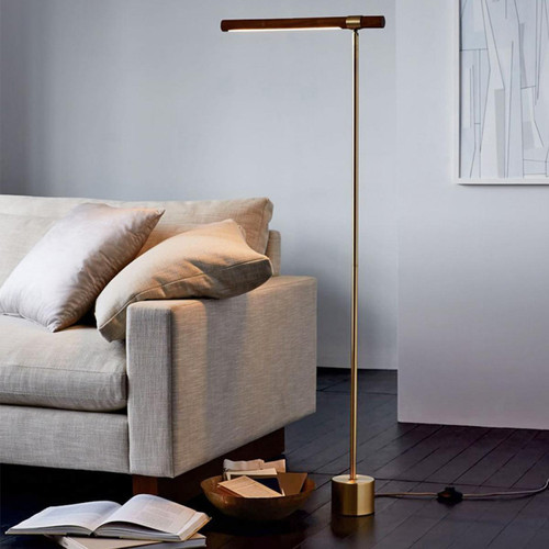 Universal Lampe de lecture de bureau 7W salon canapé chambre chevet lampe de table verticale créative simple lampadaire (lumière chaude)