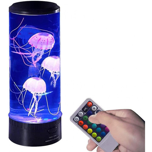 Universal - Lampe de méduse à LED, tour d'émotion électrique USB, 3 perruques, poisson gelée léger(Le noir) Universal  - Plafonniers