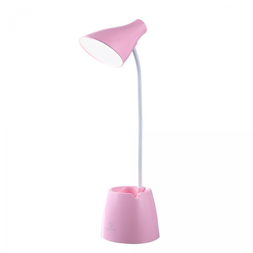 Universal - Lampe de table de protection des yeux LED bureau enfant dortoir étudiant recherche lampes de table de masque des yeux réglable tricolore Universal  - Lampe de bureau rose