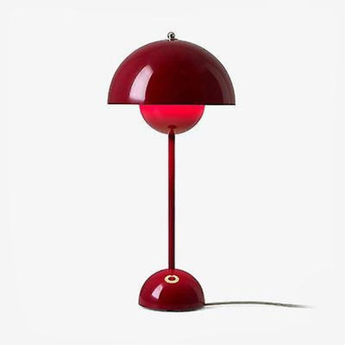 Universal - Lampe de table moderne en fer pot de fleurs chambre salon chevet lampe page d'accueil lampe de table d'étude E27 luminaire (rouge) Universal  - Pot de chambre