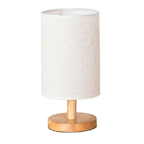 Universal - Lampe de table moderne simple chambre à coucher chambre à coucher lampe de chevet bois massif cadeau d'anniversaire créatif décoration lumineuse UE/USA/UK prise |(blanche) Universal  - Table blanche bois