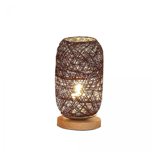 Universal - Lampe en bois nordique chambre à coucher lampe de chevet noire(Bois) Universal  - Plafonniers