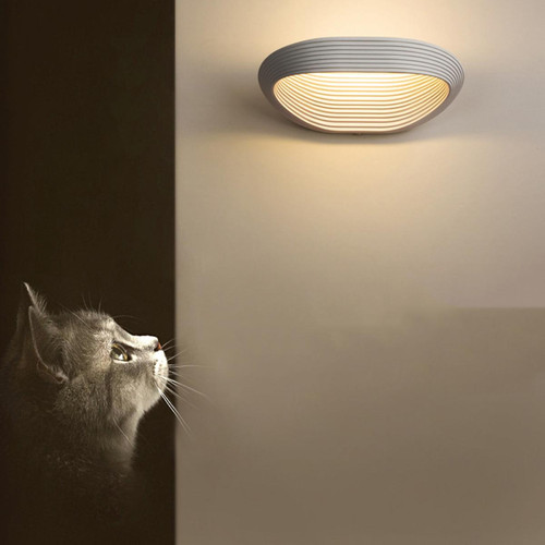 Appliques Lampe murale en aluminium à LED de 13W, lampe de chevet en cristal pour la chambre à coucher, applique murale (blanc chaud)