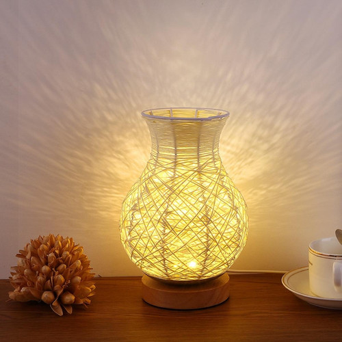 Universal - Lampe USB moderne en bois longueur 5W décoration table de nuit lampe vase pot porte-fleurs salle à manger salon chaude LED | Universal  - Table de salon moderne