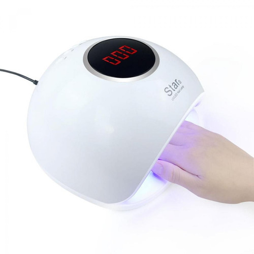 Universal - Lampe UV 72W pour ongles 33 lampes LED manicure gels pour tous gels glaces 10s séchage rapide induction automatique |(blanche) Universal - Electroménager