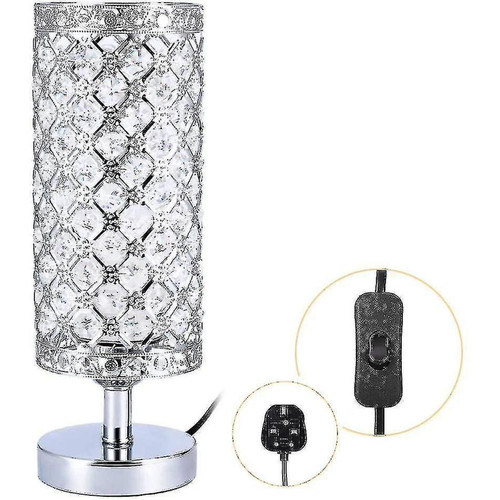 Universal - Lampes à table en cristal lampe lampe moderne en argent lampe de lit de chevet e27 lampes salon Universal  - Table de salon moderne