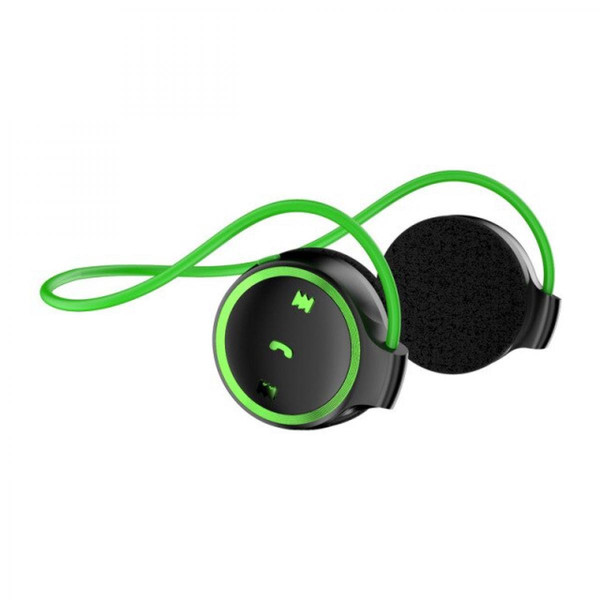 Lecteur MP3 / MP4 Universal Lecteur de musique mp3 bluetooth 5.0 casque sans fil appel haut-parleur casque bluetooth 40 heures temps de musique lecteur mp3(Vert)