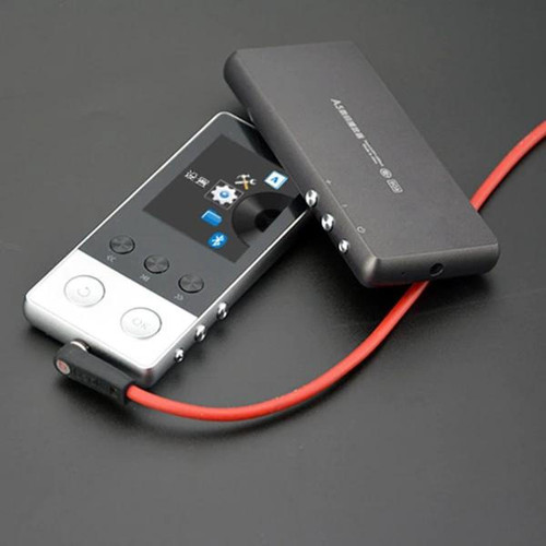 Universal Lecteur MP3 Bluetooth métallique 8GB intégré 8G HiFi sans perte de musique avec podomètre et haut-parleur (argent) |