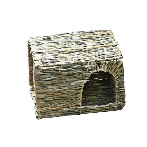 Universal - Lit pliable respirant toit jouets à mâcher lapin paille maison herbe naturelle cage cabane herbe pour petits animaux Universal  - Chats