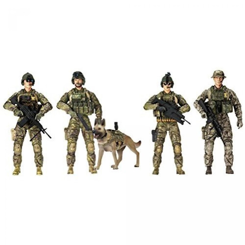 Universal - Élite Force Armée Ranger Données opérationnelles - 5 paquets de jouets militaires Jouets de soldat | Engrenages et accessoires réalistes (101855) - Rangers