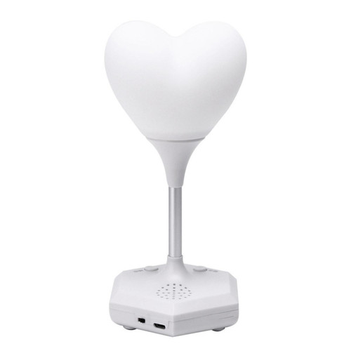 Universal - Lumière de nuit à LED 3D à la mode, forme de cœur, variateur tactile, lampe de bureau, lampe d'enregistrement. Universal  - Luminaires Blanc