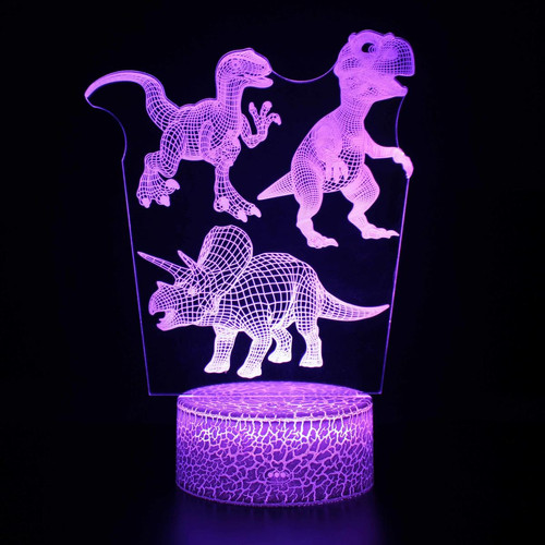 Universal - Lumière de nuit à LED 3D, décoration de bureau en 16 couleurs, lumière de nuit lointaine à toucher USB, meilleur cadeau d'anniversaire de Noël pour les garçons, les filles, les enfants Universal  - Lampes de bureau