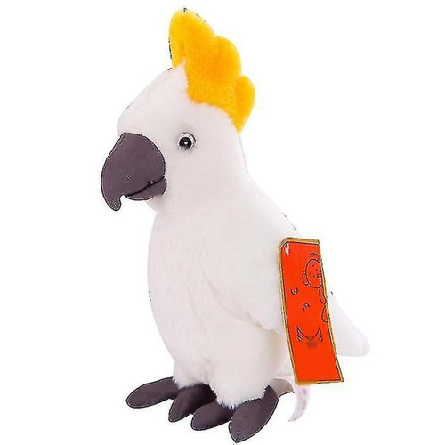 Universal - Macaw Parrot en peluche, oiseau rouge en peluche animale en peluche de poupée pour enfants blanc Universal  - Peluche oiseau