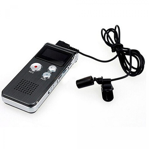 Universal - Magnétophone à stylo 16 Go Magnétophone audio Lecteur MP3(Le noir) - Studio d'enregistrement portatif